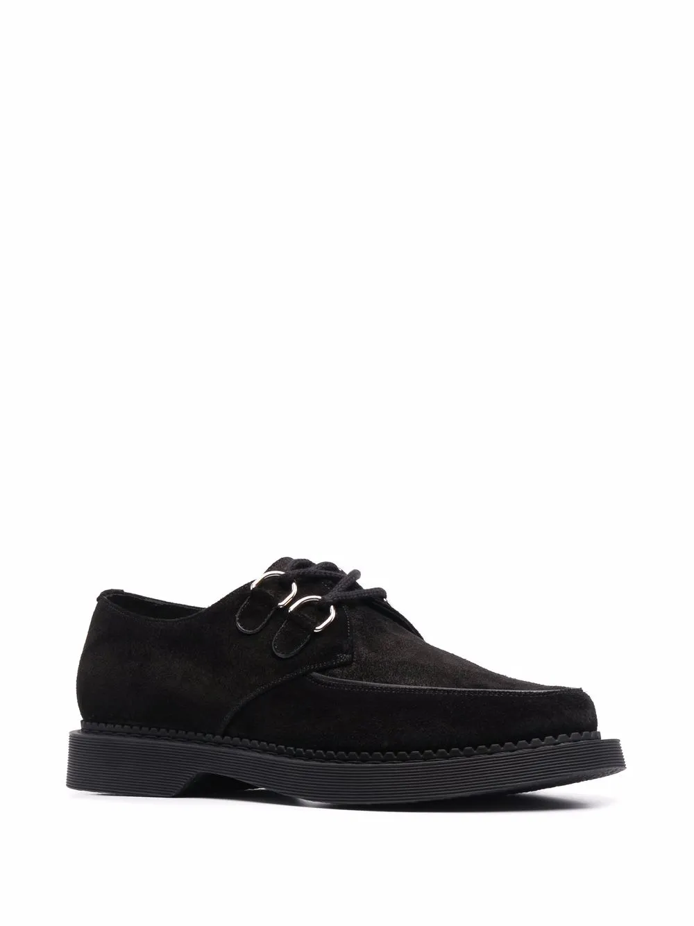 Shop Saint Laurent Teddy Derby Shoes In Schwarz