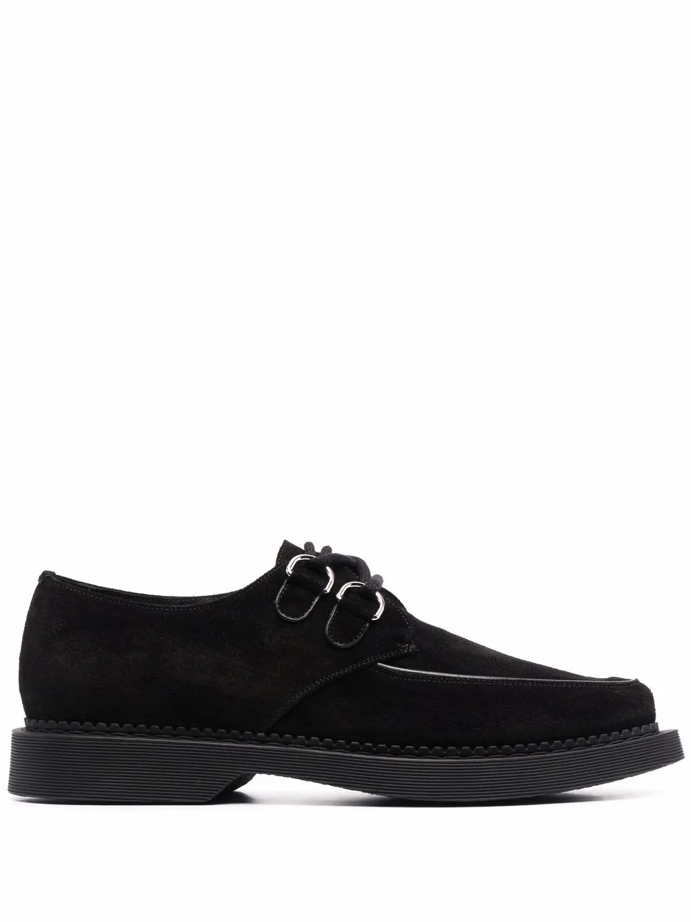 Shop Saint Laurent Teddy Derby Shoes In Schwarz