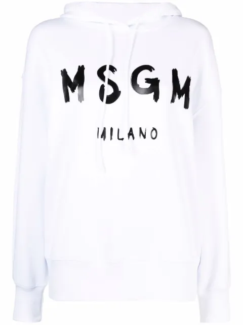 MSGM hoodie con logo estampado