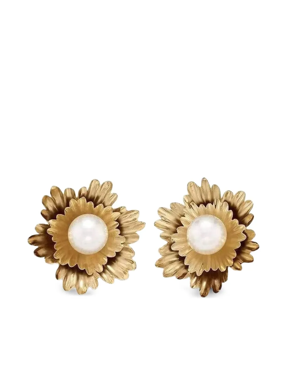 Irene Neuwirth Super Bloom パール ピアス 18Kイエローゴールド - ゴールドトーン Irene Neuwirth Super Bloom パール ピアス 18Kイエローゴールド - ゴールドトーン
