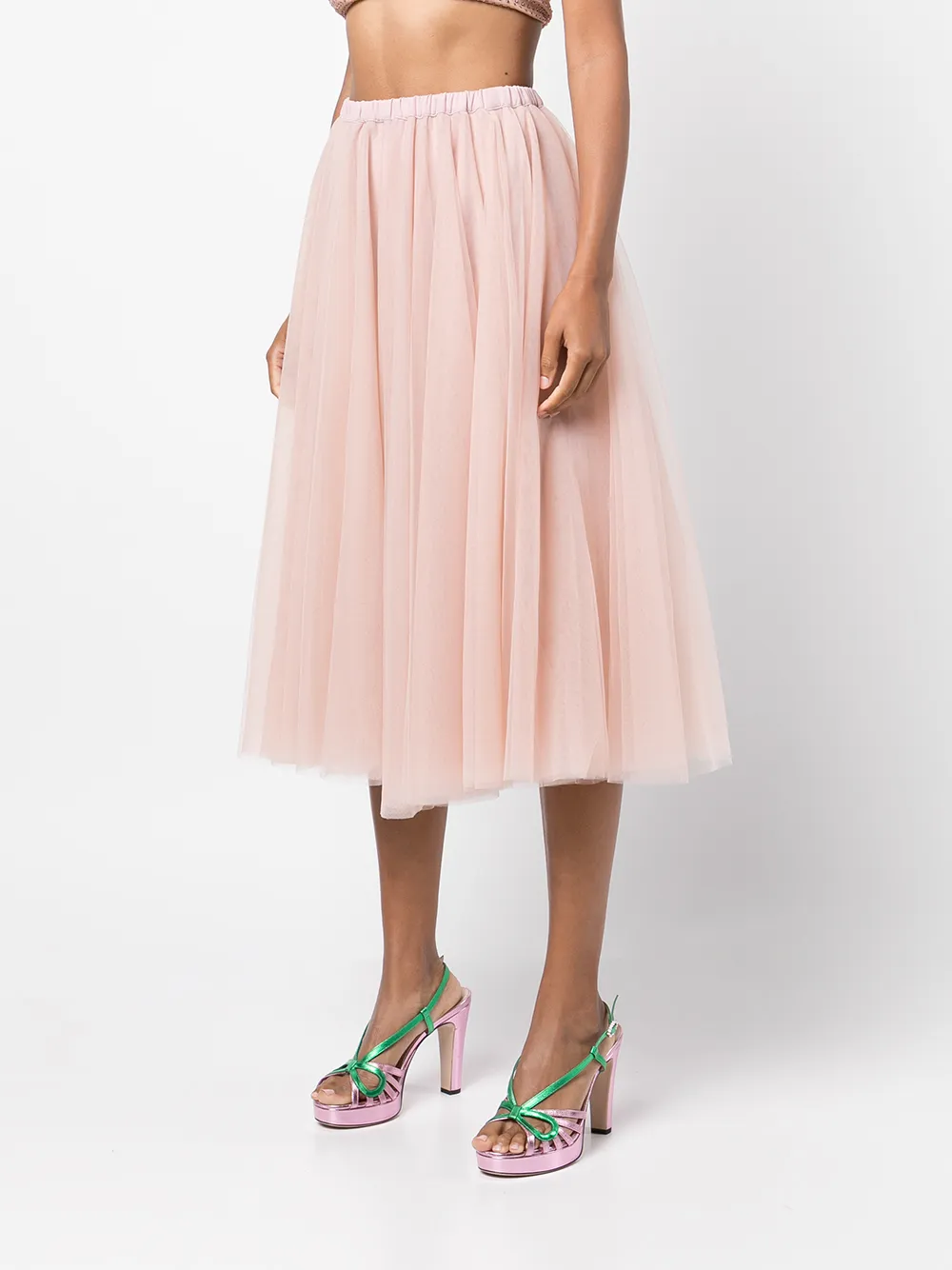фото Cynthia rowley юбка миди из тюля