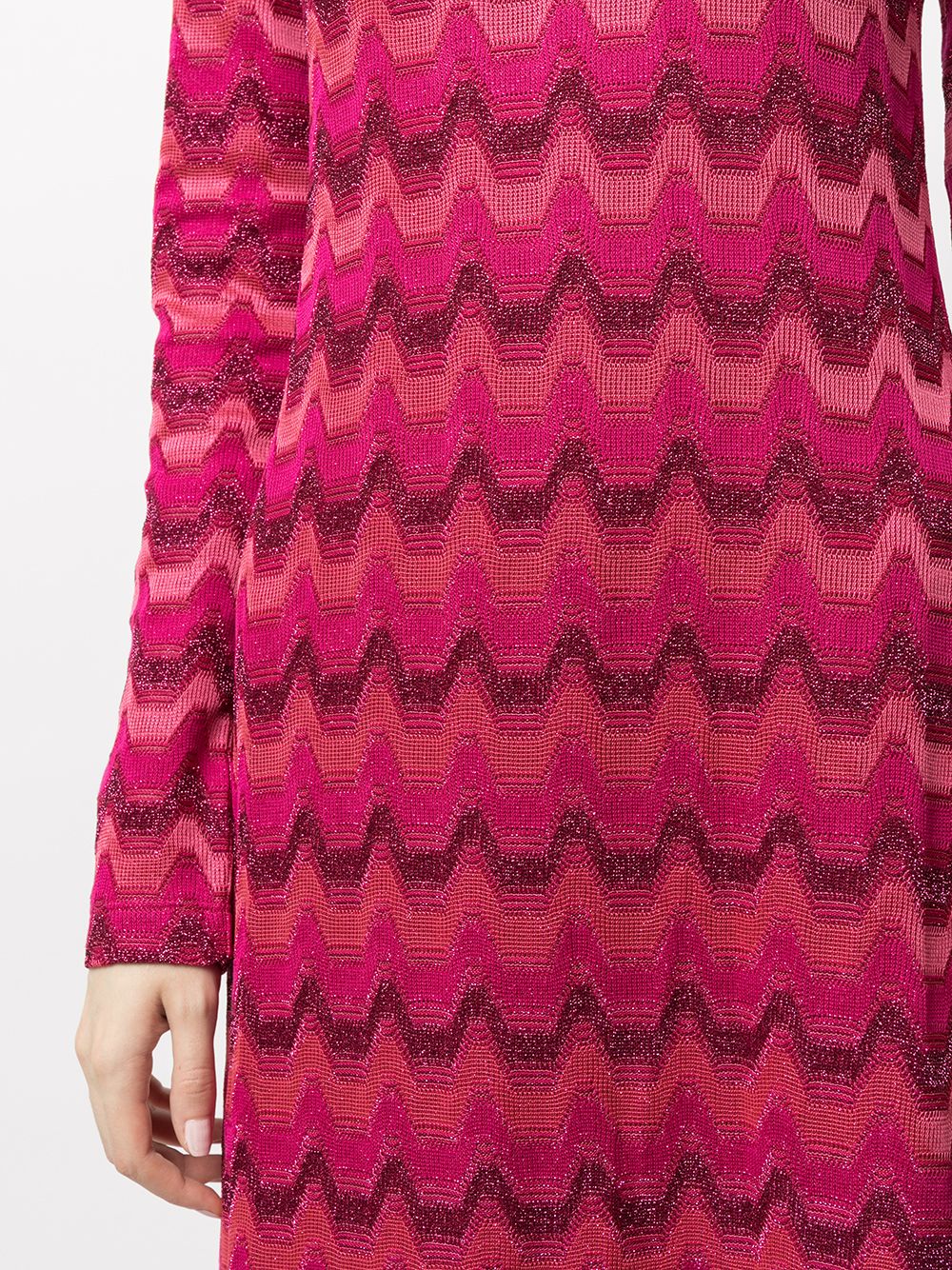 фото M missoni платье с узором зигзаг