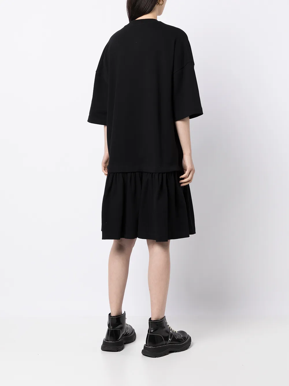 фото Moschino платье-футболка с логотипом