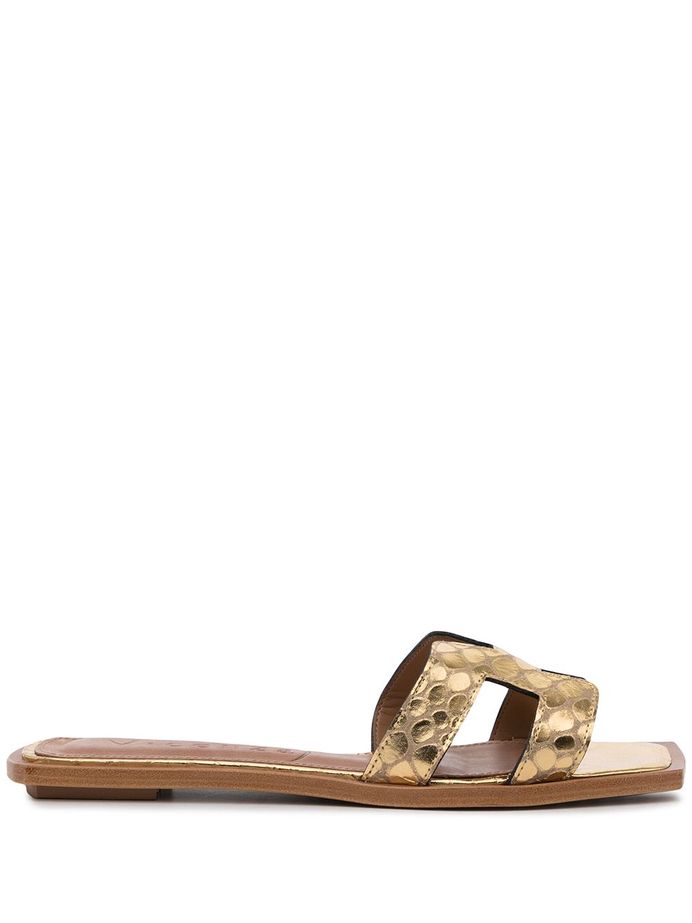 фото Vicenza croc-effect sandals