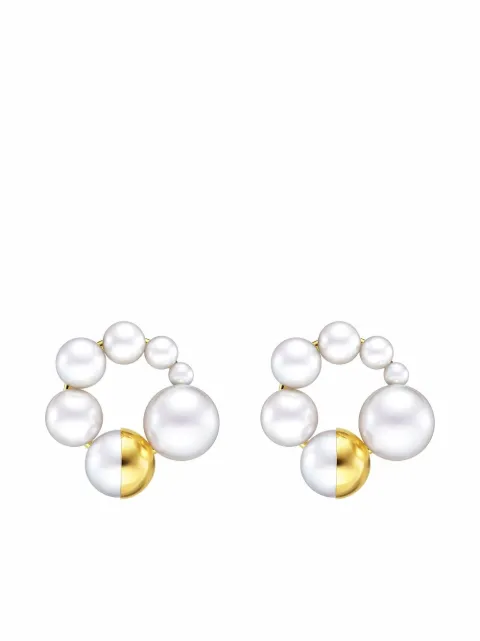 TASAKI 18kt yellow gold M/G TASAKI Shell freshwater pearl earrings