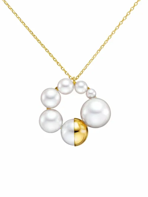 TASAKI 18kt yellow gold M/G TASAKI SHELL pearl pendant