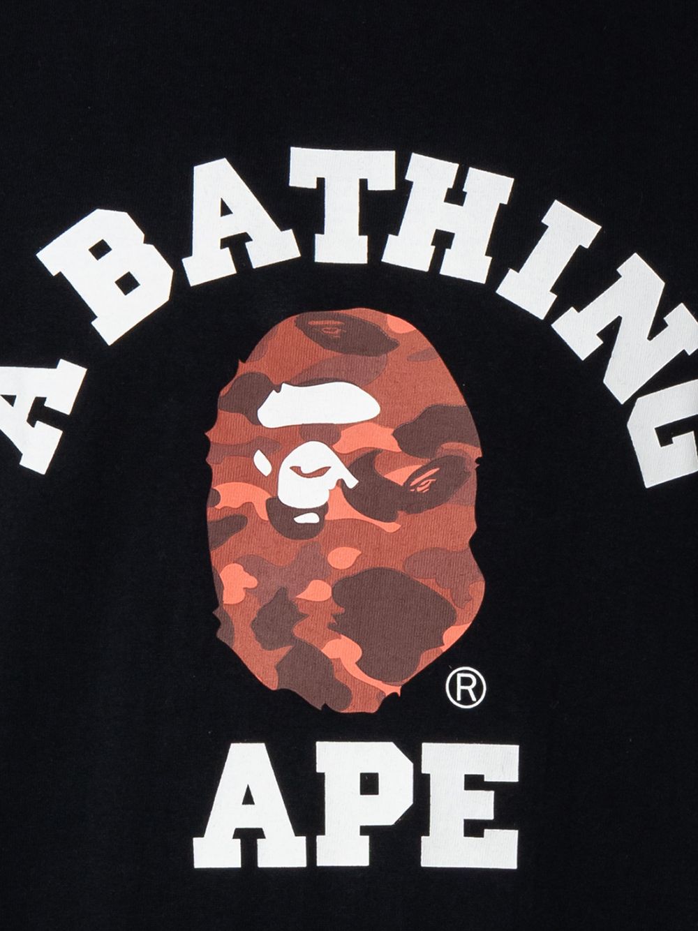 фото A bathing ape® футболка colour camo college