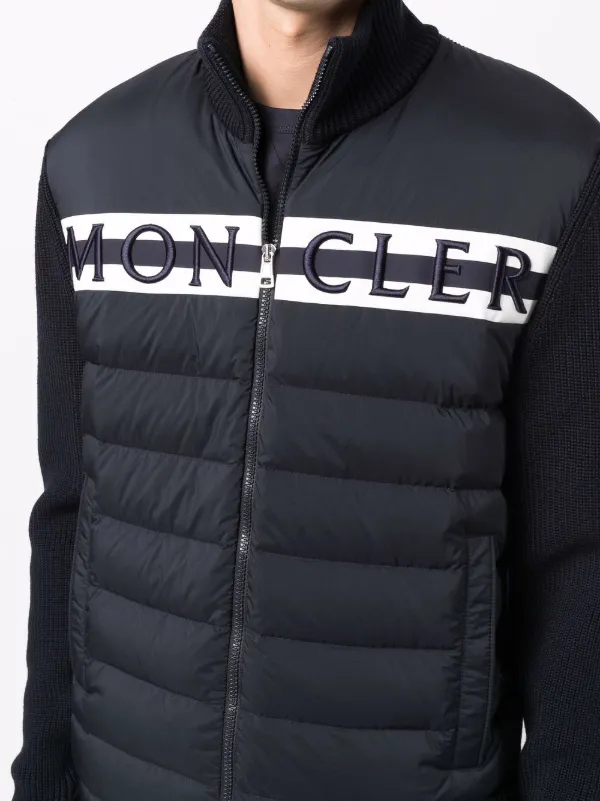 moncler quilted blazer