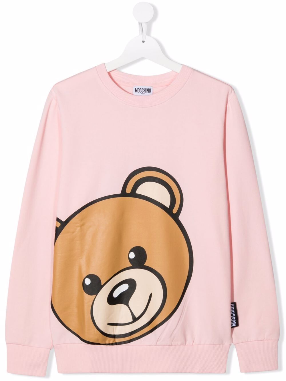 фото Moschino kids толстовка с принтом teddy bear