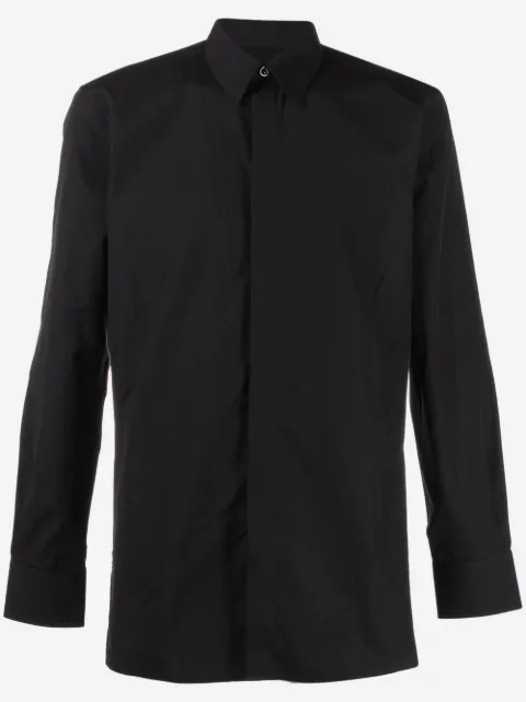 Givenchy concealed-placket shirt