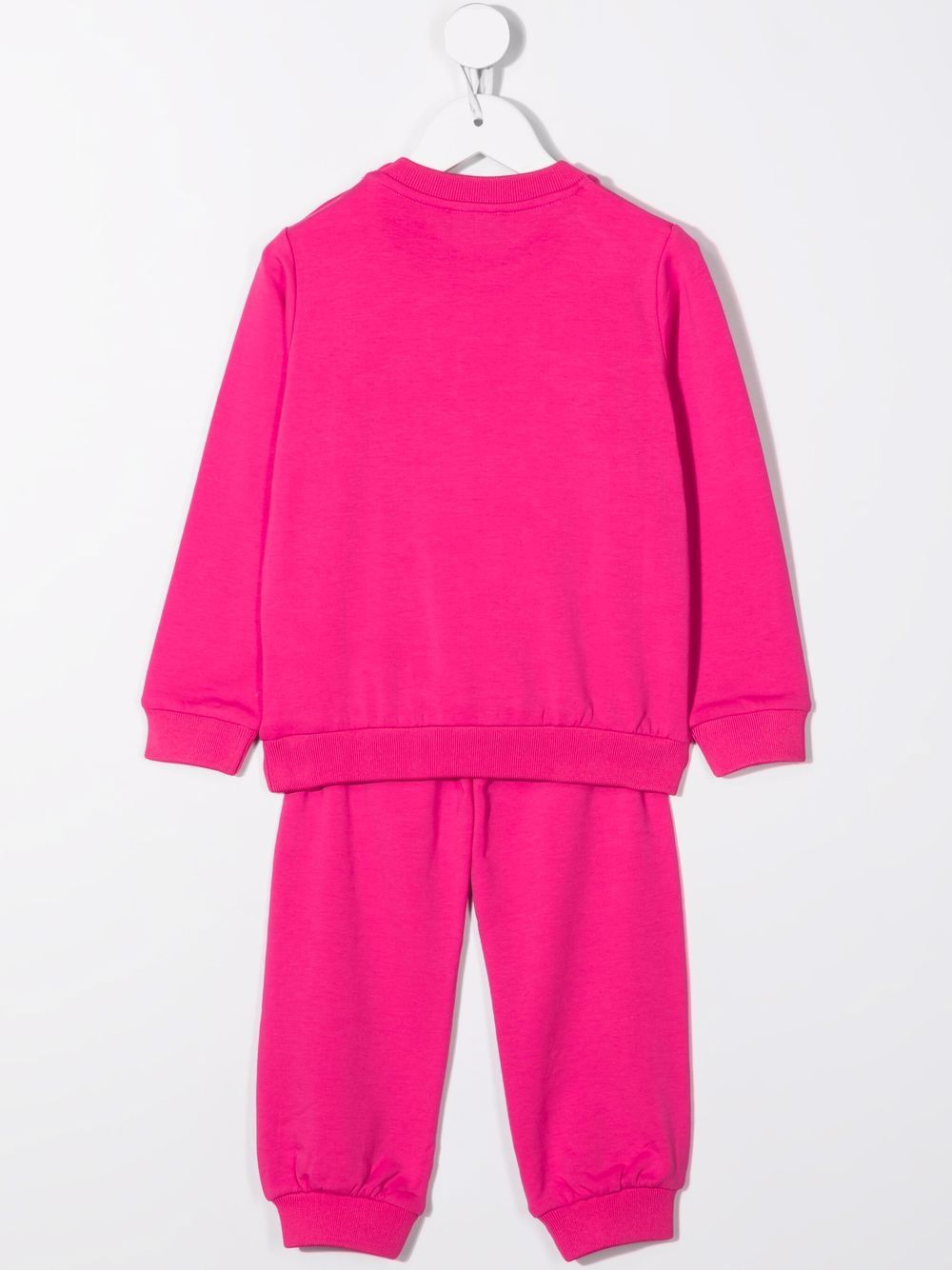 Moschino Kids Trainingspak met logoprint - Roze