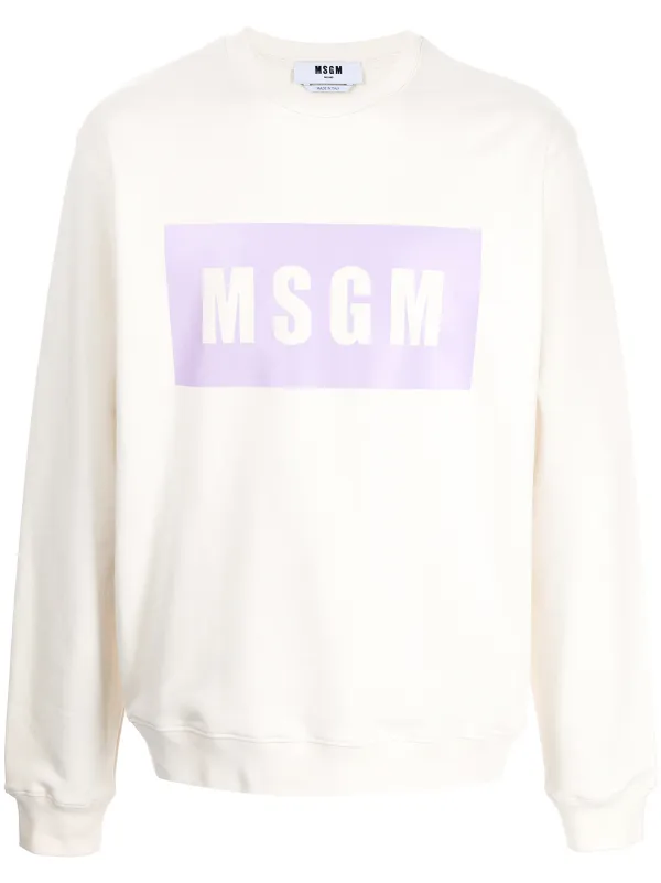 msgm logo sweatshirt