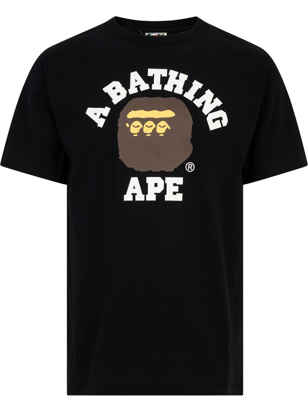 фото A bathing ape® футболка triple college