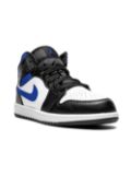 Jordan Kids Jordan 1 Mid ""Black/White/ Racer Blue"" sneakers