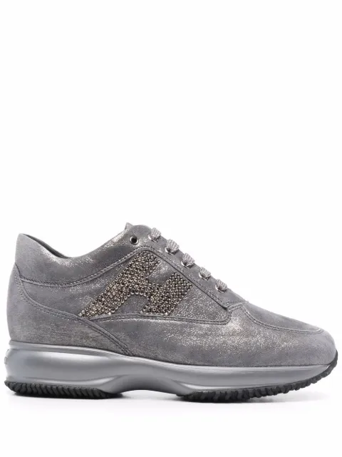 Hogan Interactive low-top suede sneakers