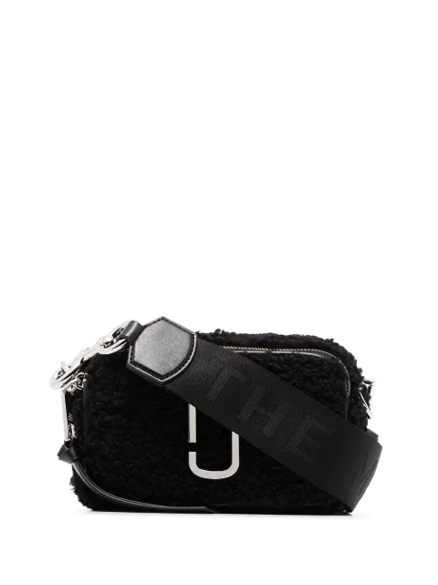all black snapshot bag