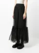 MSGM high-waisted tulle skirt