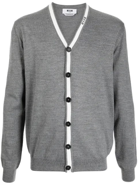MSGM fine-knit Cardigan - Farfetch