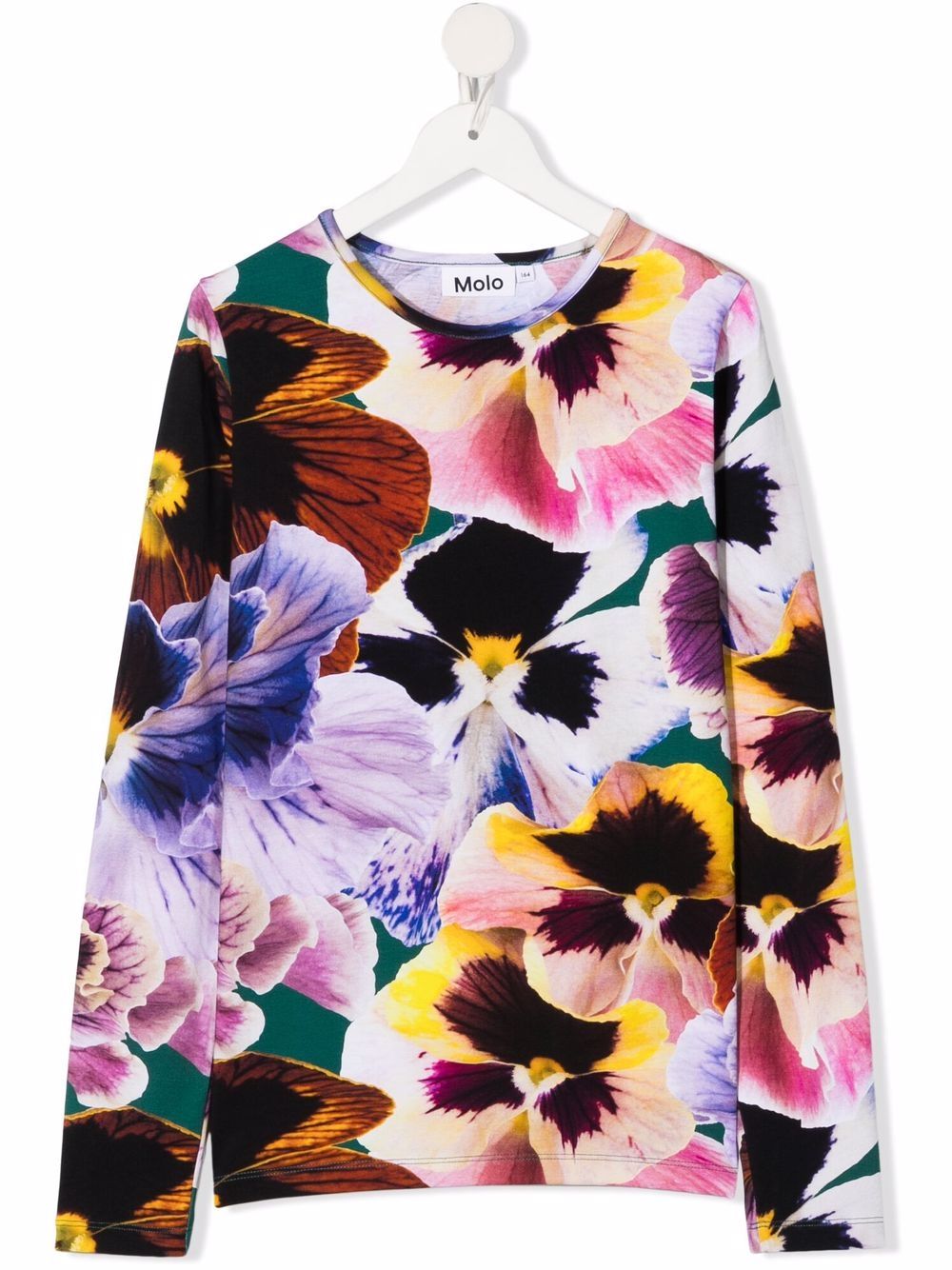 фото Molo kids teen floral print t-shirt