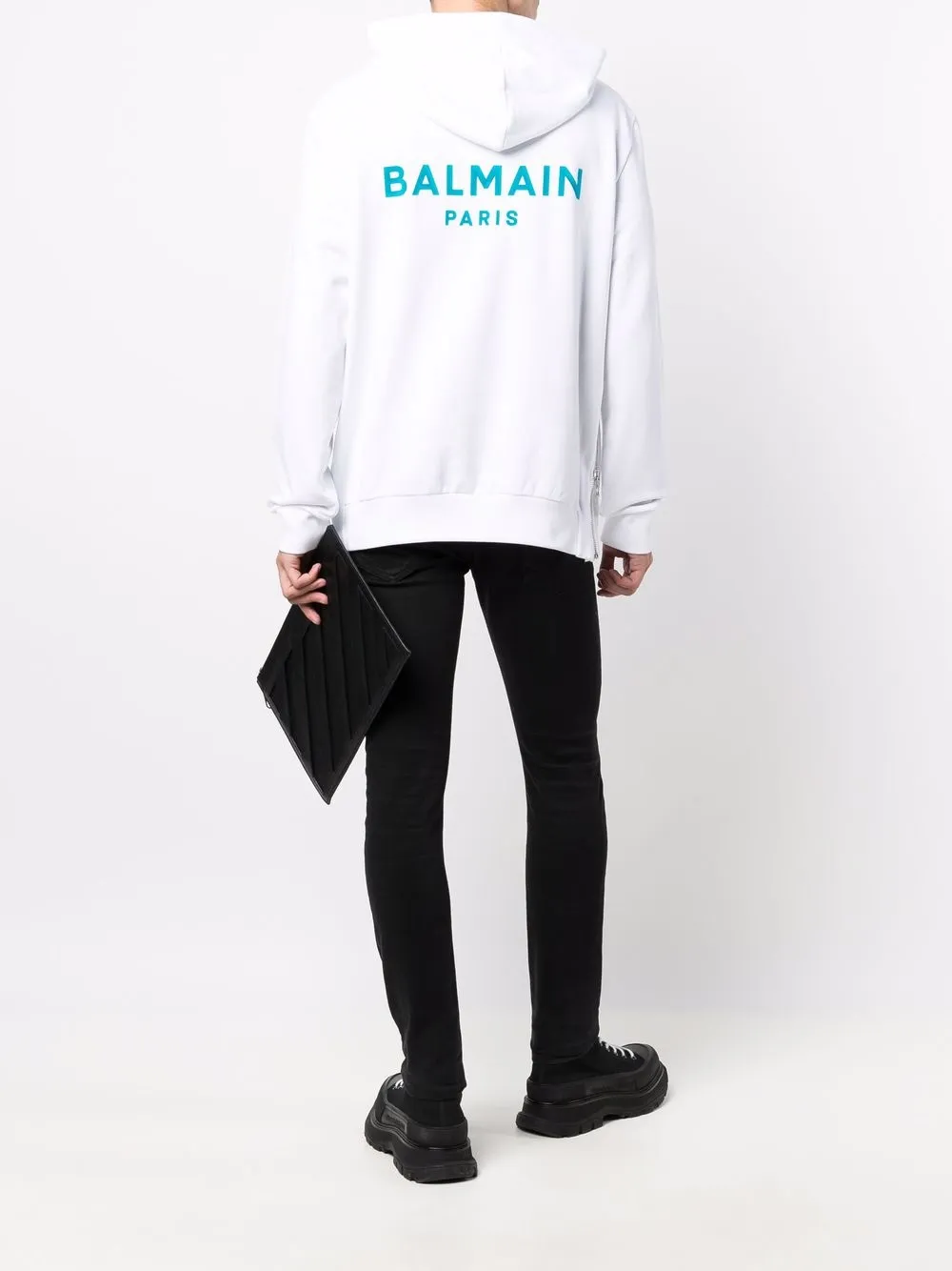 фото Balmain худи на молнии