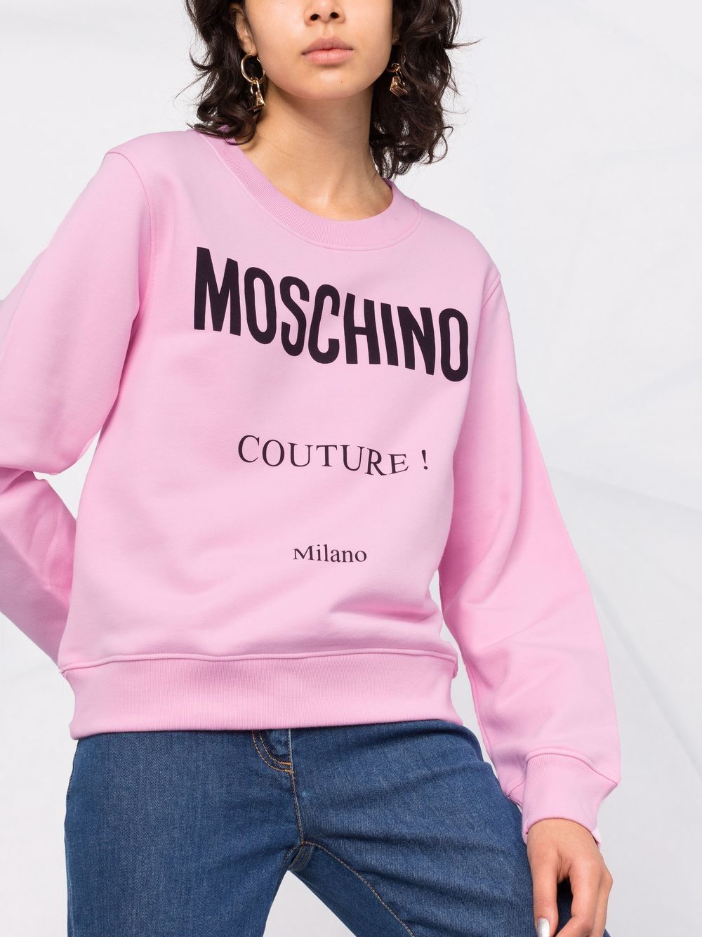 фото Moschino толстовка couture с логотипом