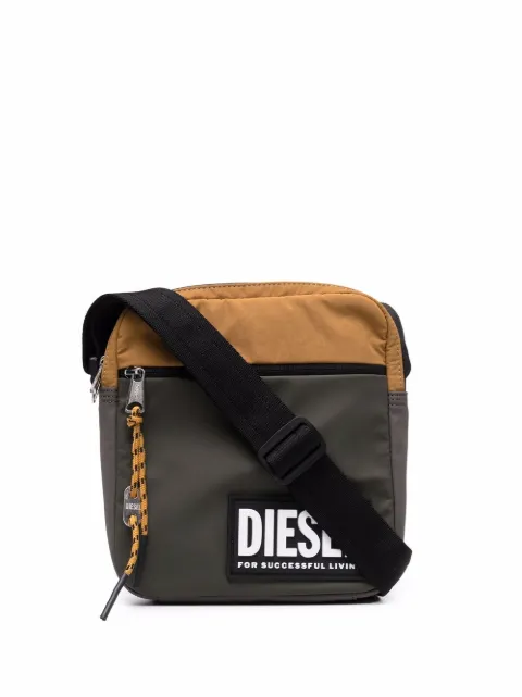 Diesel Tweekleurige schoudertas