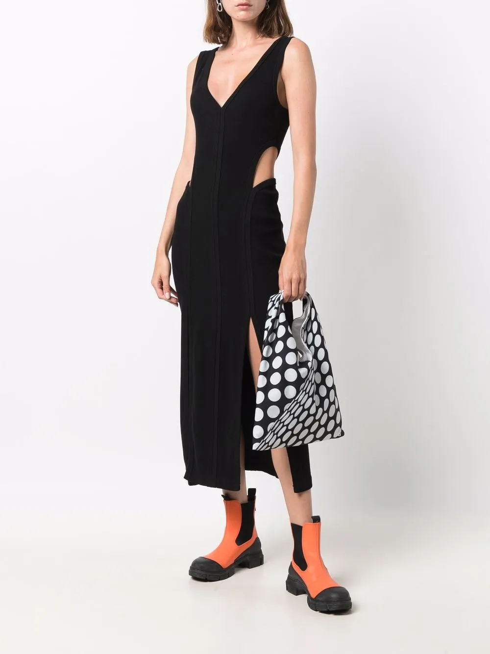 фото Kenzo v-neck midi dress