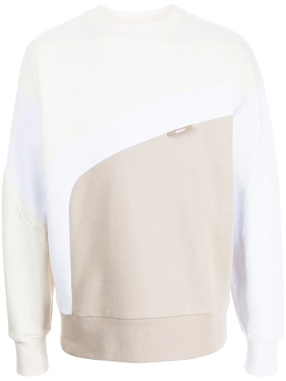 

MSGM colourblock sweatshirt - Brown