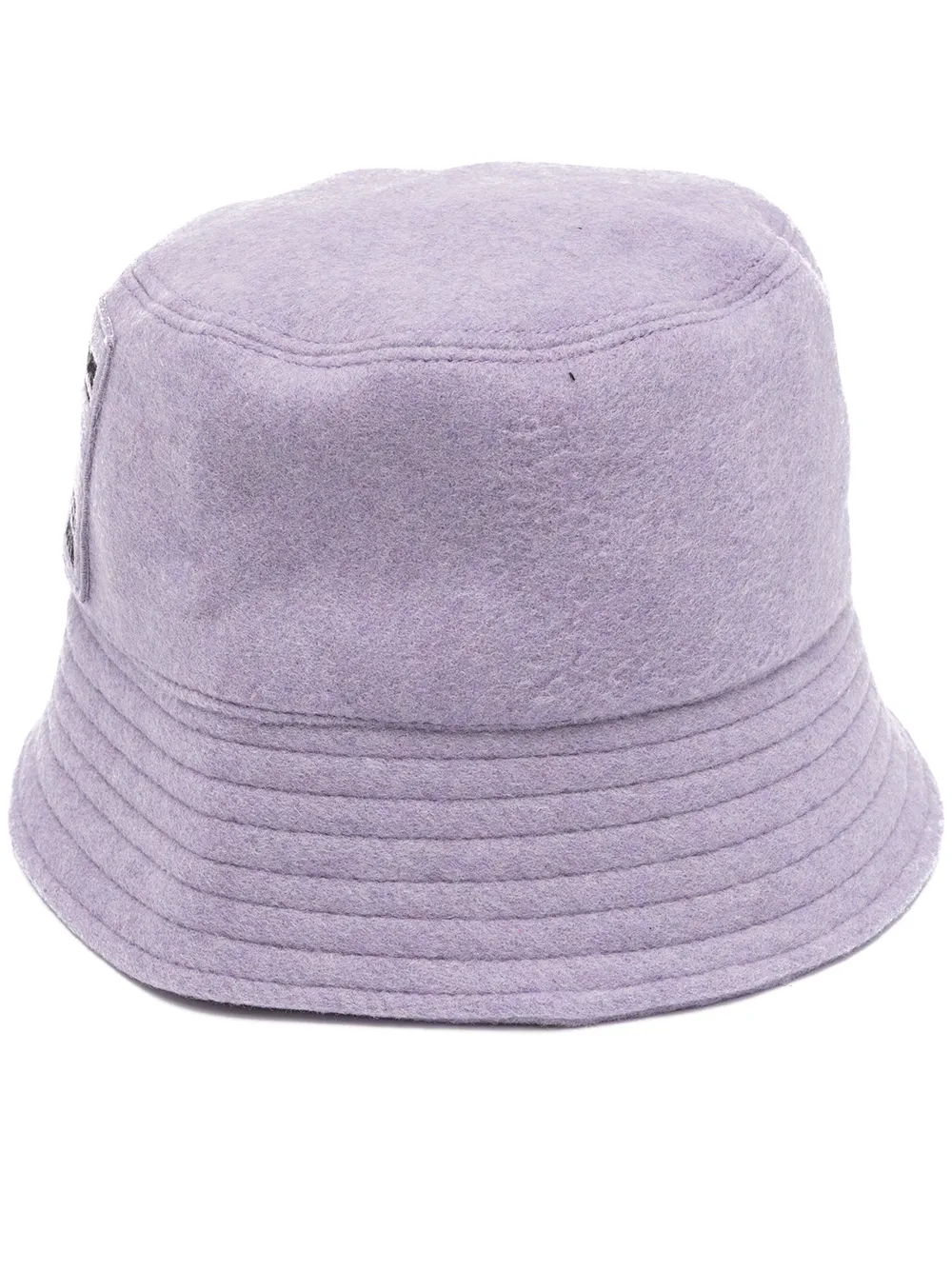 

MSGM logo-patch bucket hat - Purple