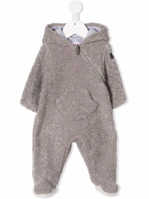 Il Gufo bunny ear-detail hooded romper