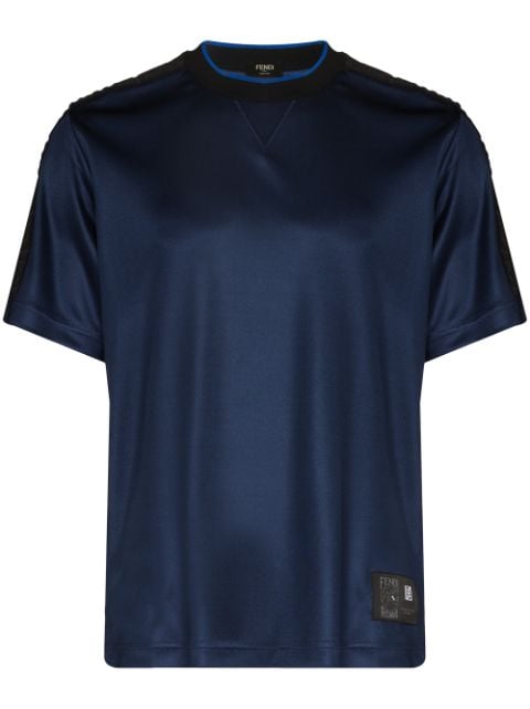Fendi logo-trim T-shirt