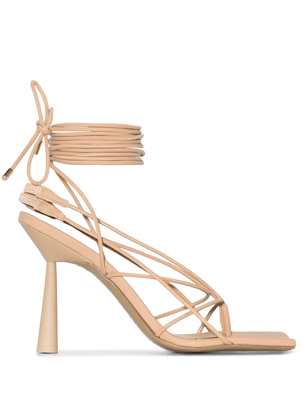 GIABORGHINI x RHW Rosie 6 100mm leather sandals