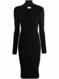 Coperni cut-out midi dress - Black
