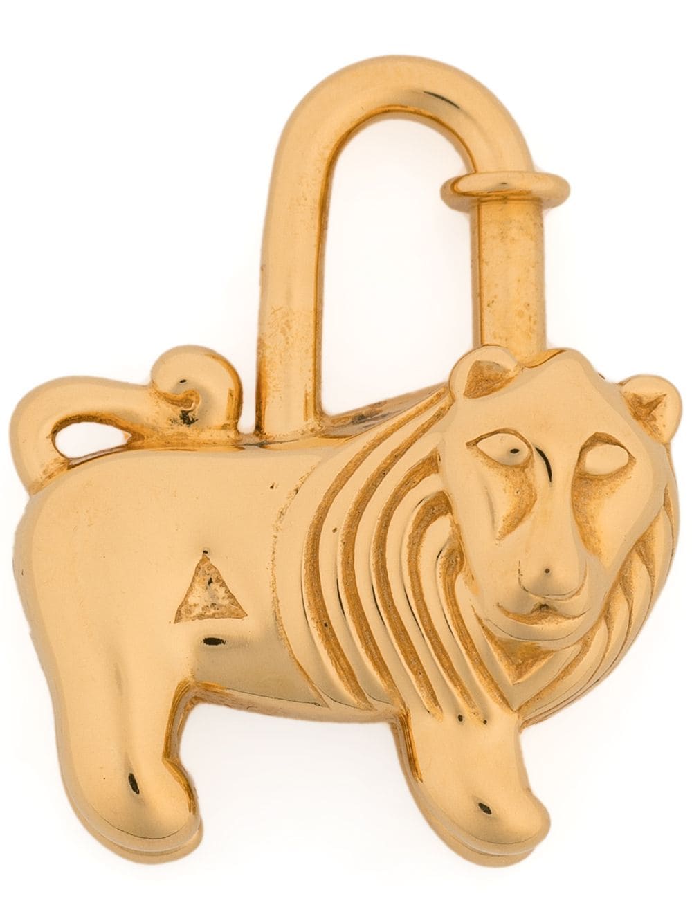 Image 1 of Hermès Pre-Owned 1997 lion Cadena lock charm