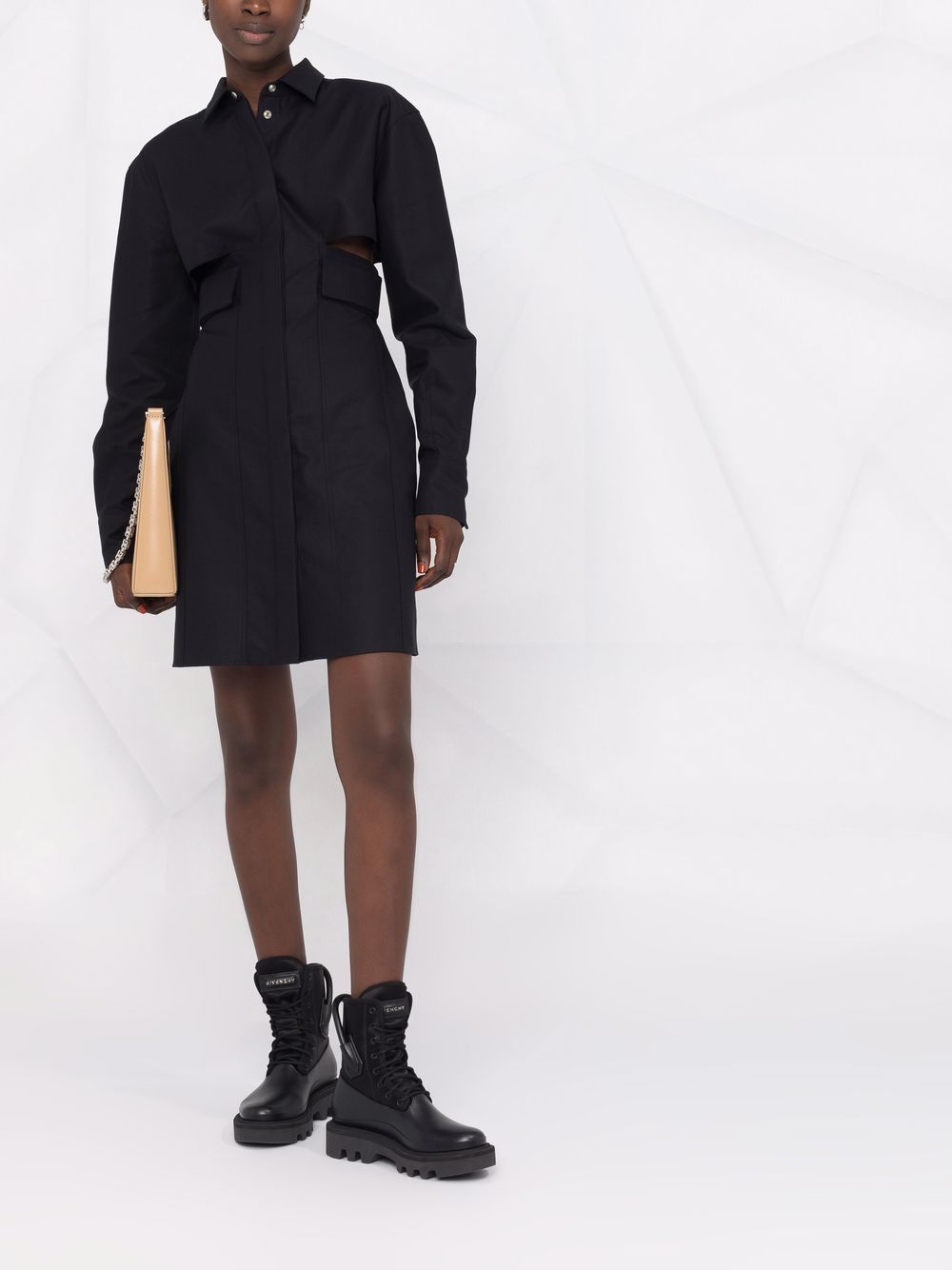 Givenchy Blousejurk met A-lijn - Zwart