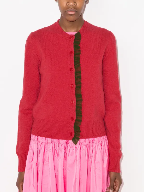 Molly Goddard Portia ruffle-insert Wool 
