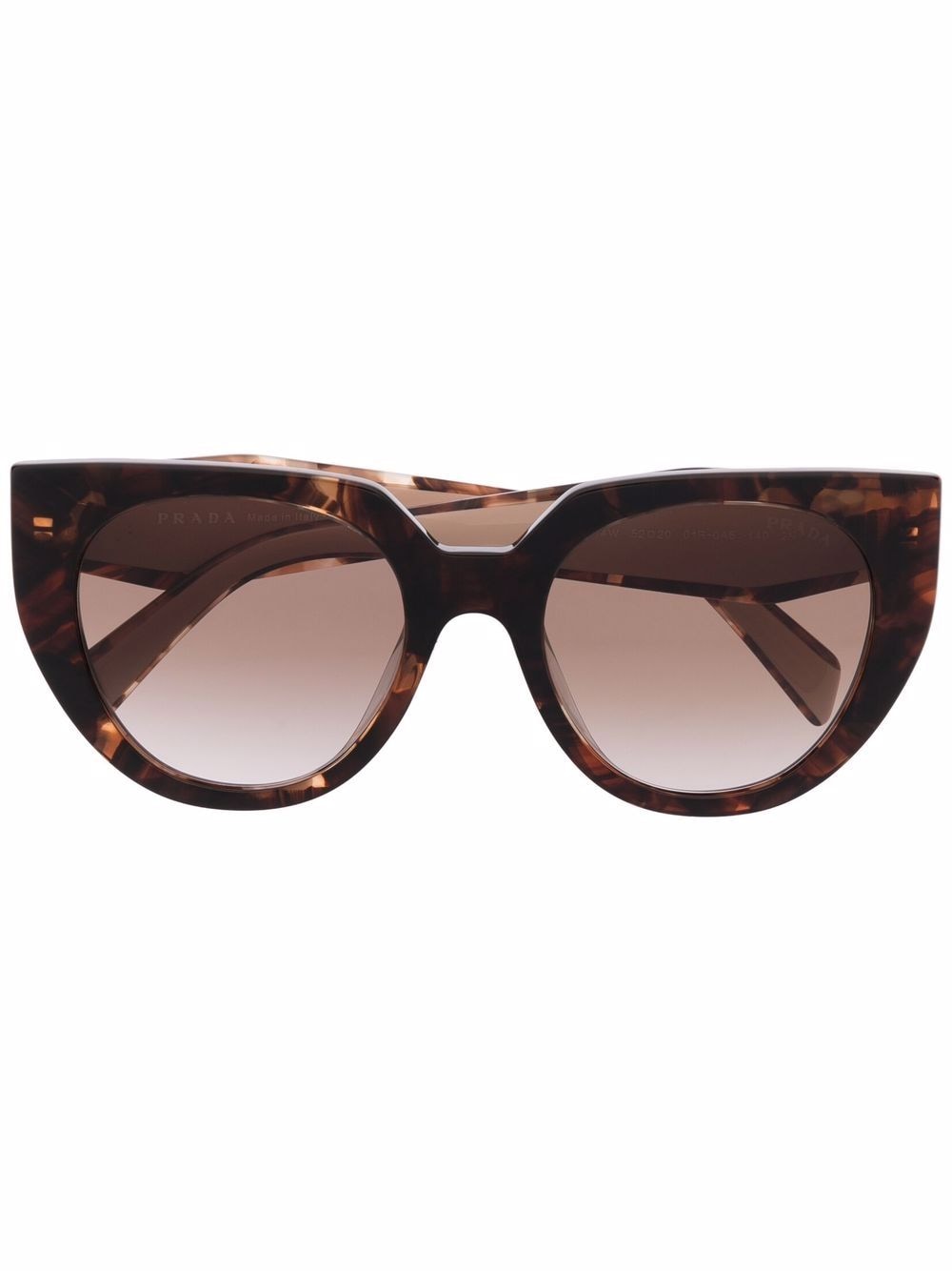 Prada Cat-eye Frame Sunglasses In Brown