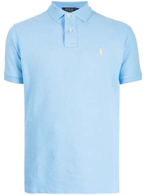 Polo Ralph Lauren blue embroidered-pony 