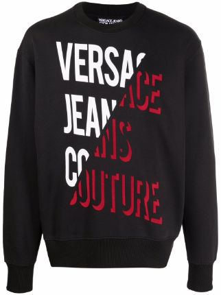 Versace Jeans Couture logo-print Jumper - Farfetch