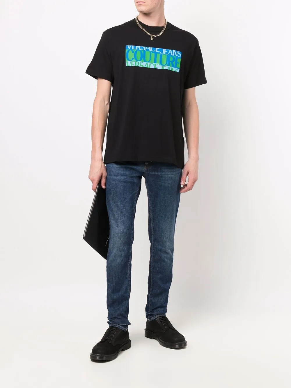 фото Versace jeans couture футболка с логотипом