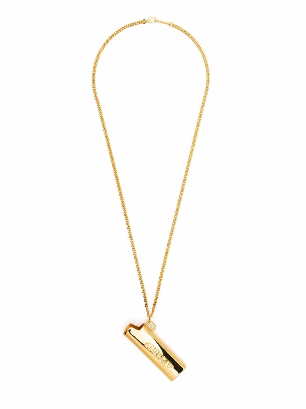 Shop Ambush Lighter Case Pendant Necklace In Gold
