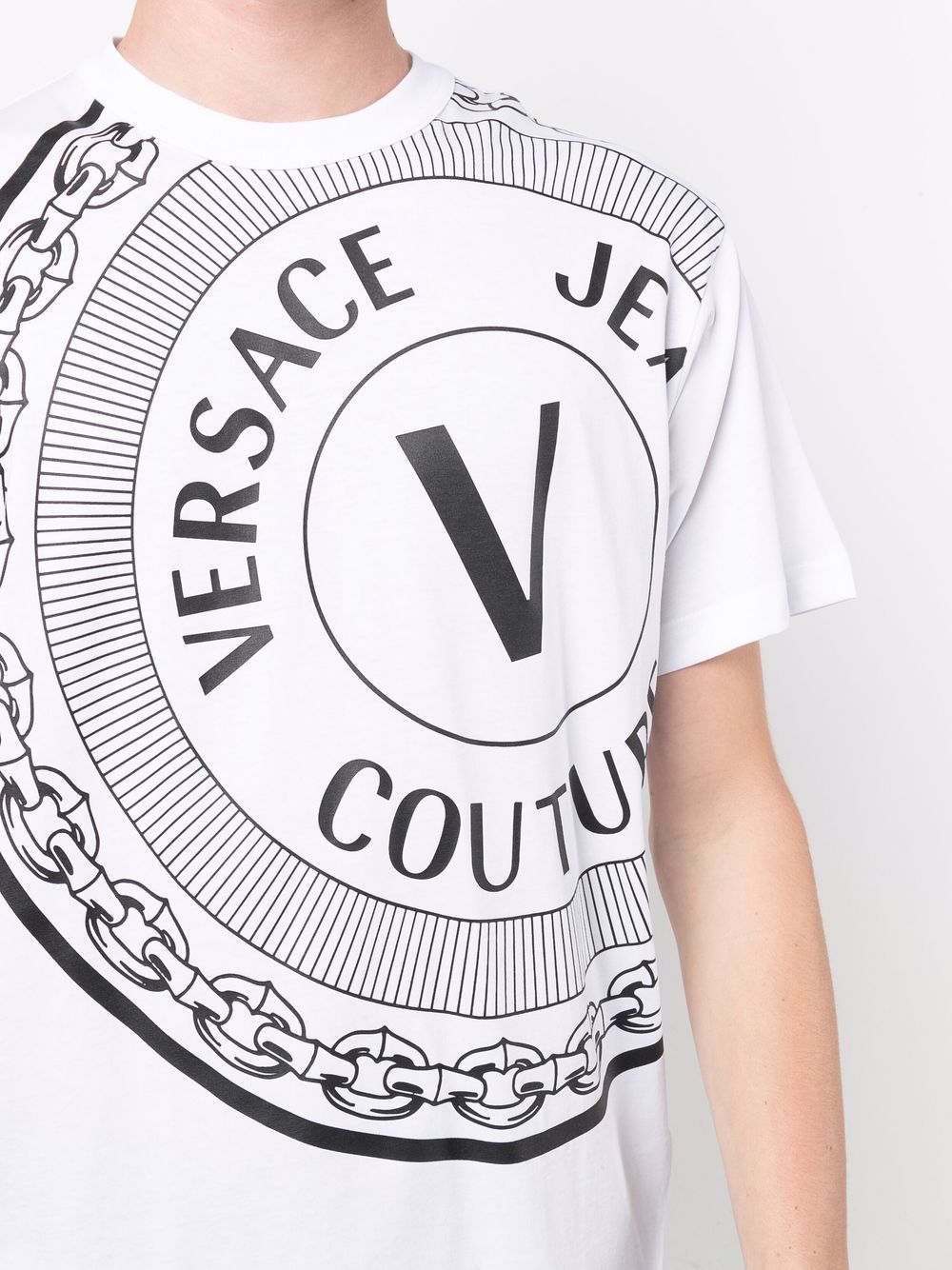 фото Versace jeans couture футболка с логотипом