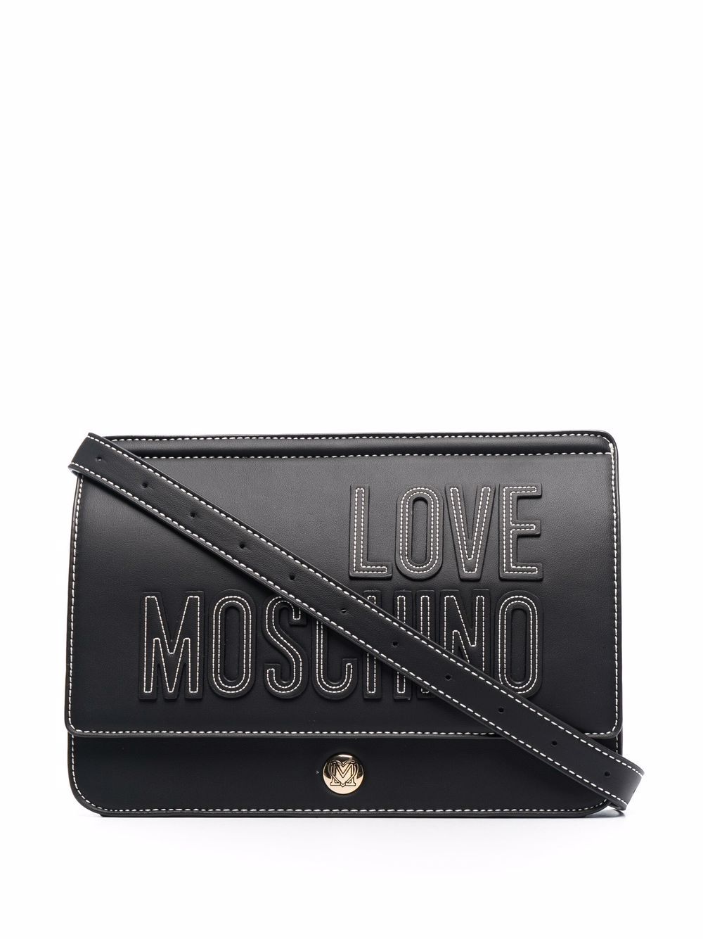 фото Love moschino сумка через плечо с логотипом