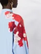 Valentino camisa con panel de encaje floral