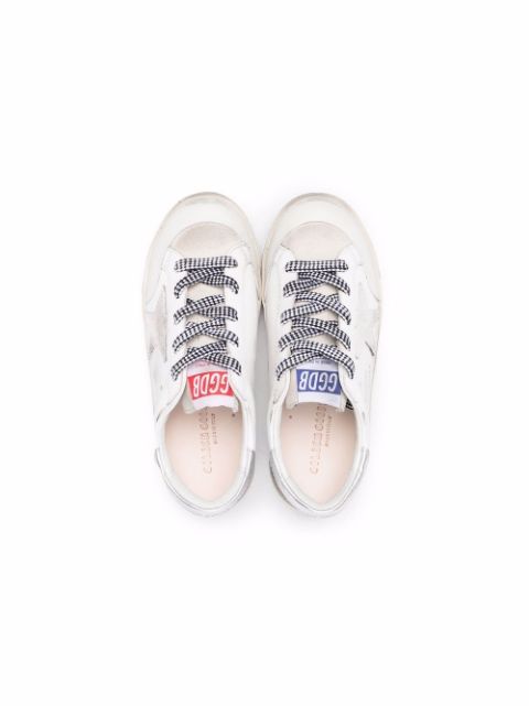 Golden Goose Kids Love Never Changed low-top Leather Sneakers - Farfetch