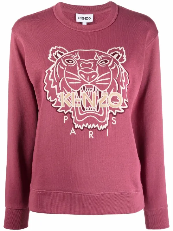 kenzo embroidered tiger sweatshirt