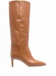 Image 1 of Paris Texas snakeskin-effect 60mm knee-high boots