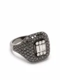 Monan 14kt white gold diamond ring - Silver