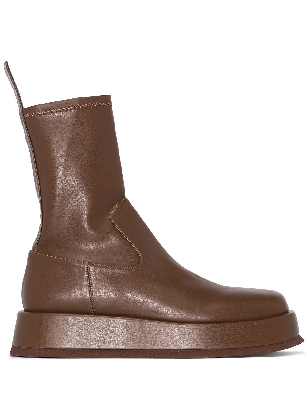 

GIABORGHINI x RHW Rosie 11 ankle boots - Brown