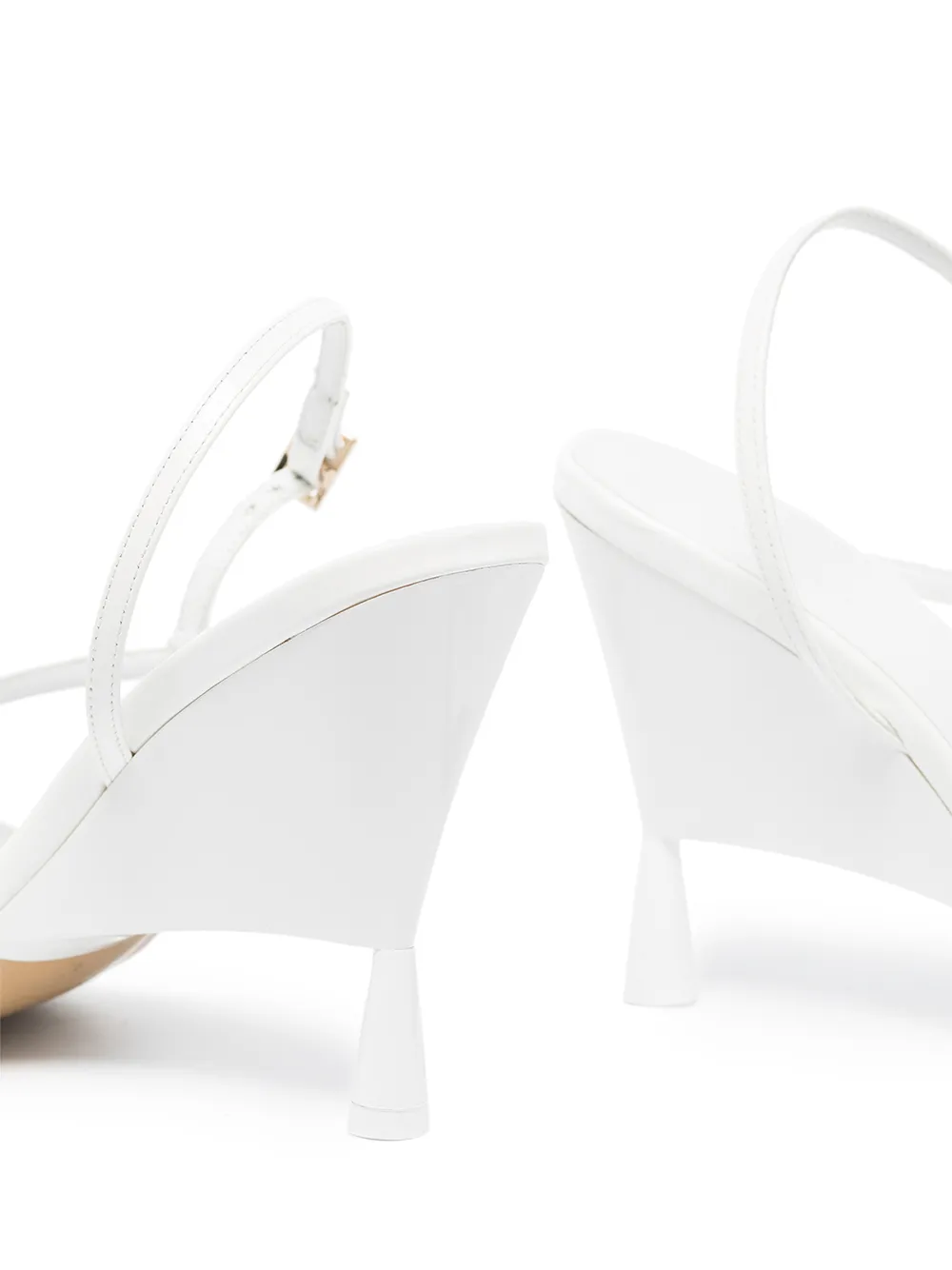 GIABORGHINI x RHW Rosie 5 leren sandalen - Wit